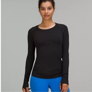 Lululemon Swiftly Tech Long-Sleeve Shirt Black Size 4